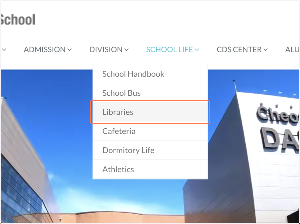 Click on Libraries