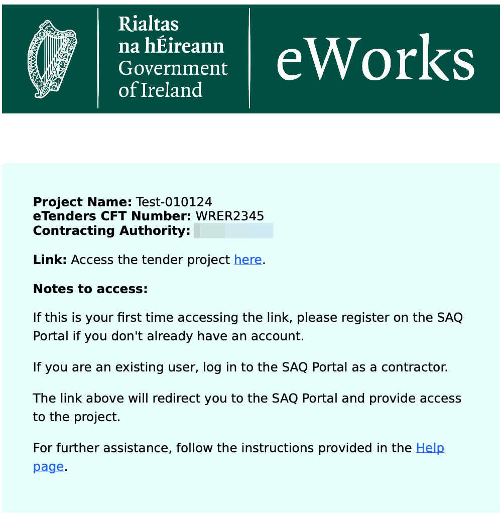 Click on project access link for expression of interest