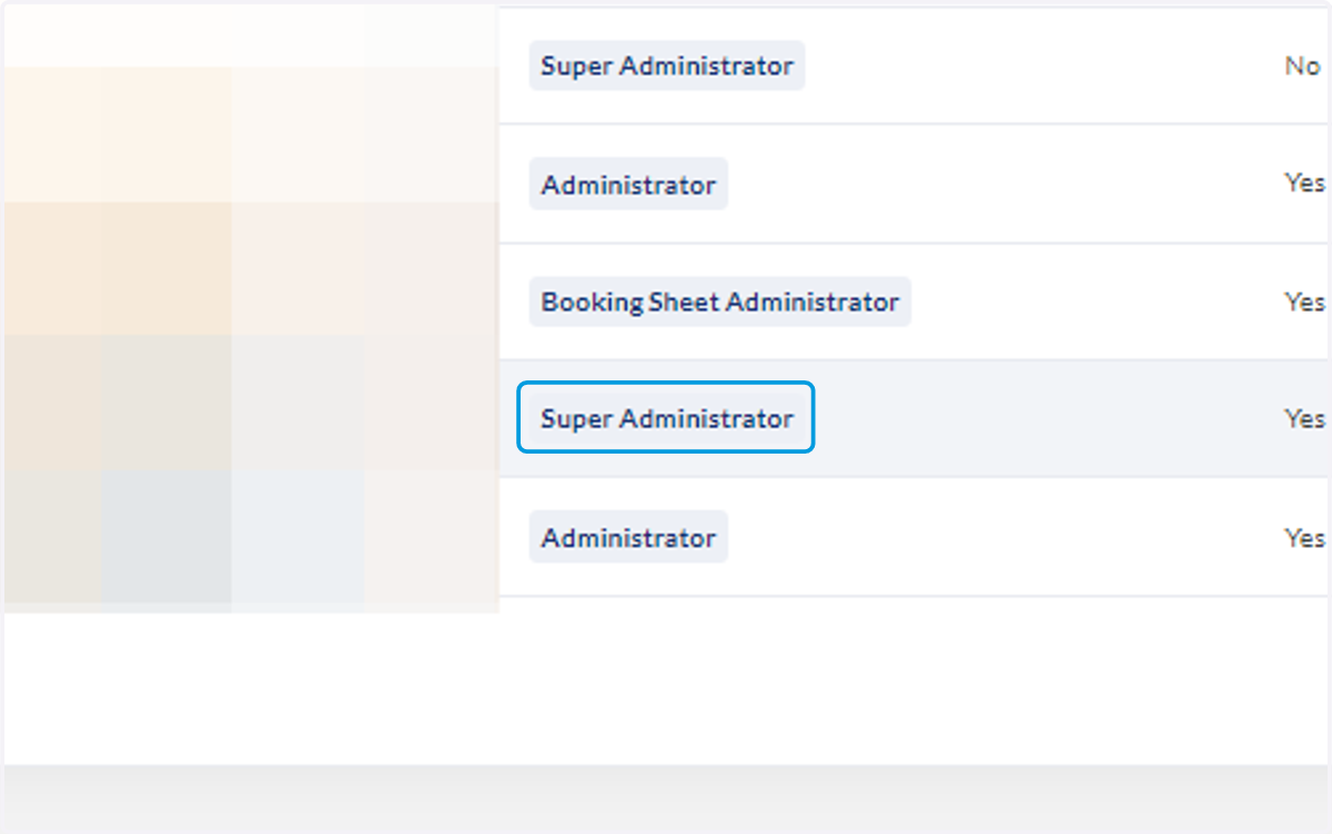 Check for your name and you will see the role allocated to you.