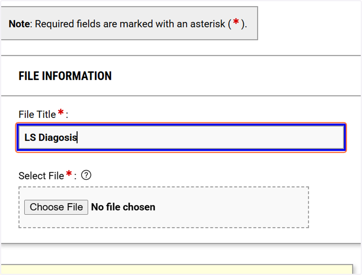 Give the document a descriptive name to identify the upload.