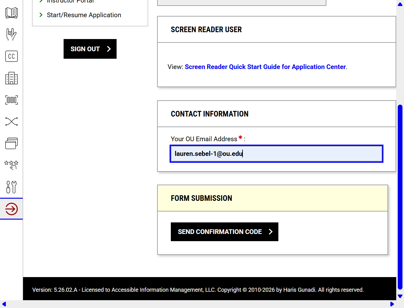 Enter in your contact information