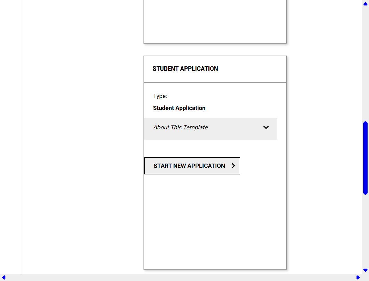 Click on START NEW APPLICATION