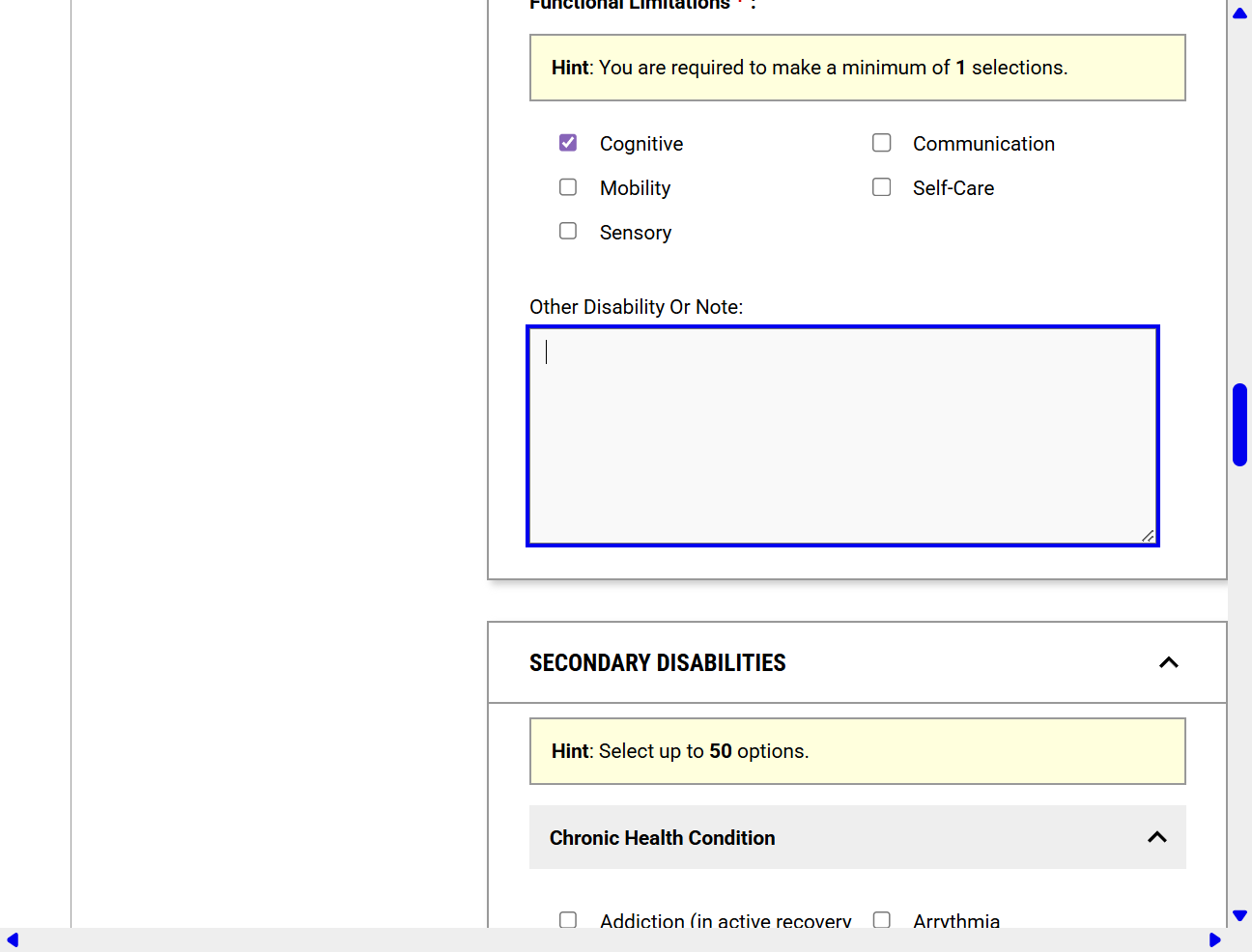 Provide additional information as applicable