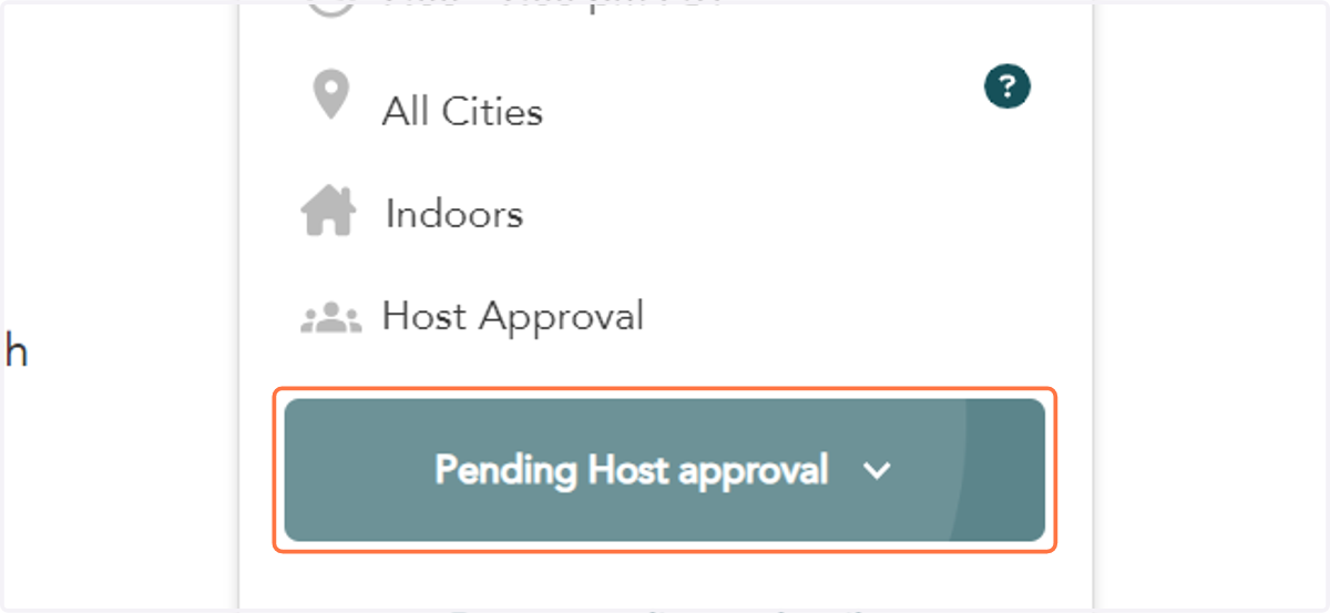 Once you see the green button change to "Pending Host approval," you know you've RSVP'd successfully and you can wait for the host to approve you!