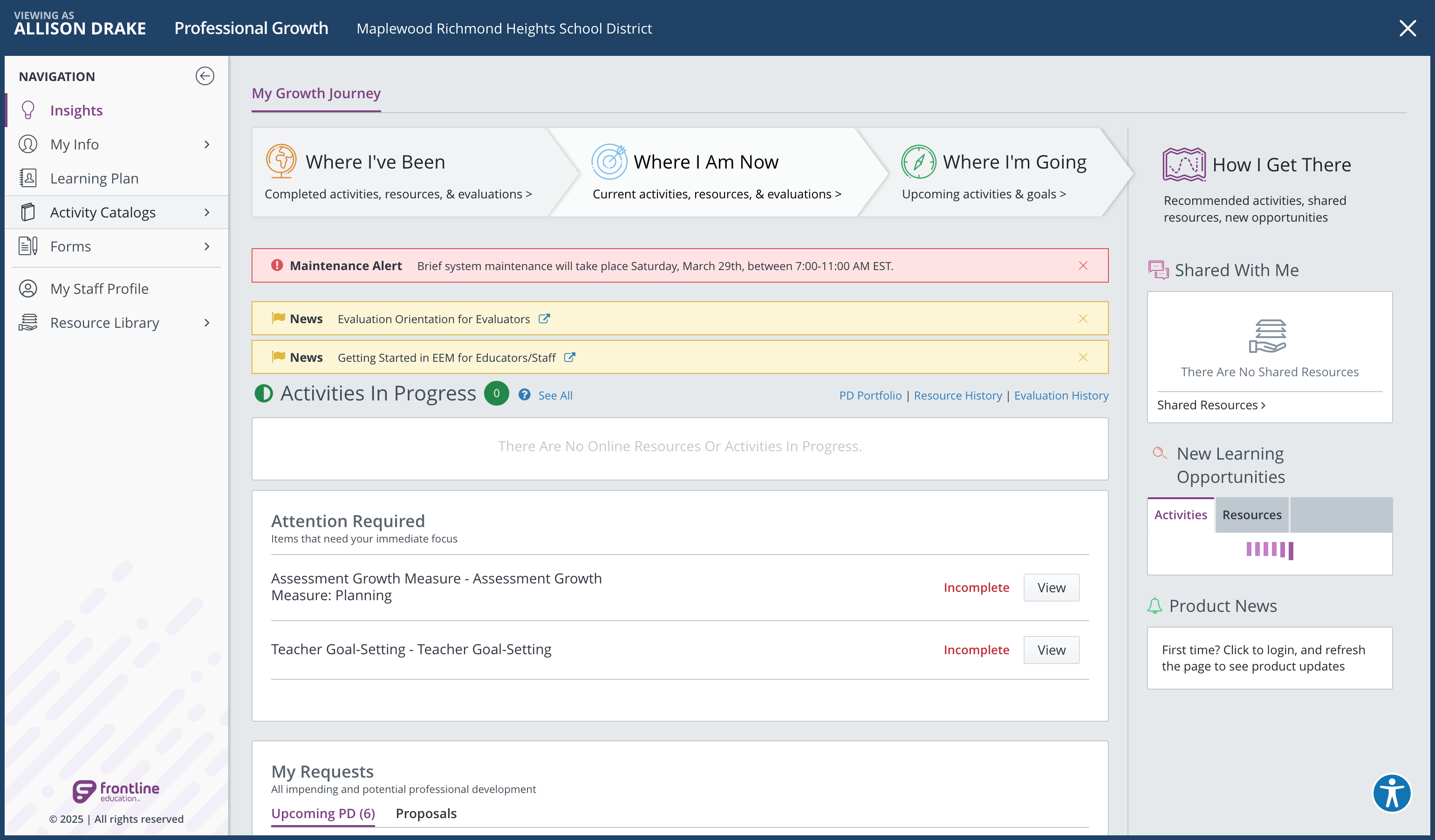 Click on Activity Catalogs