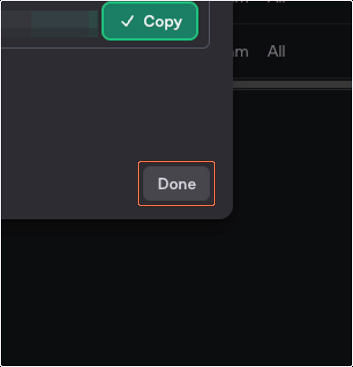 Click on Done