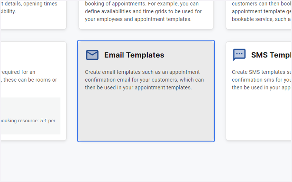 Click on Email Templates