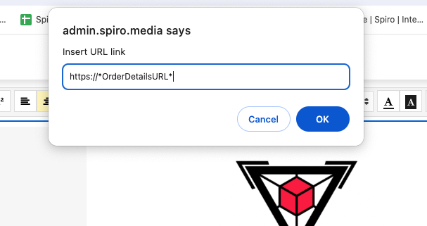 Add the Variable to the URL Link