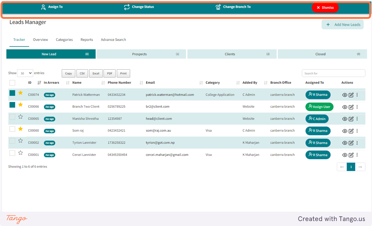 Prospect Tracking System Tracking Lead, Prospect & Clients | Condat