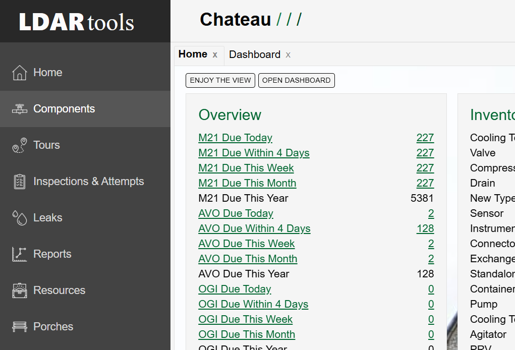 Click on Components