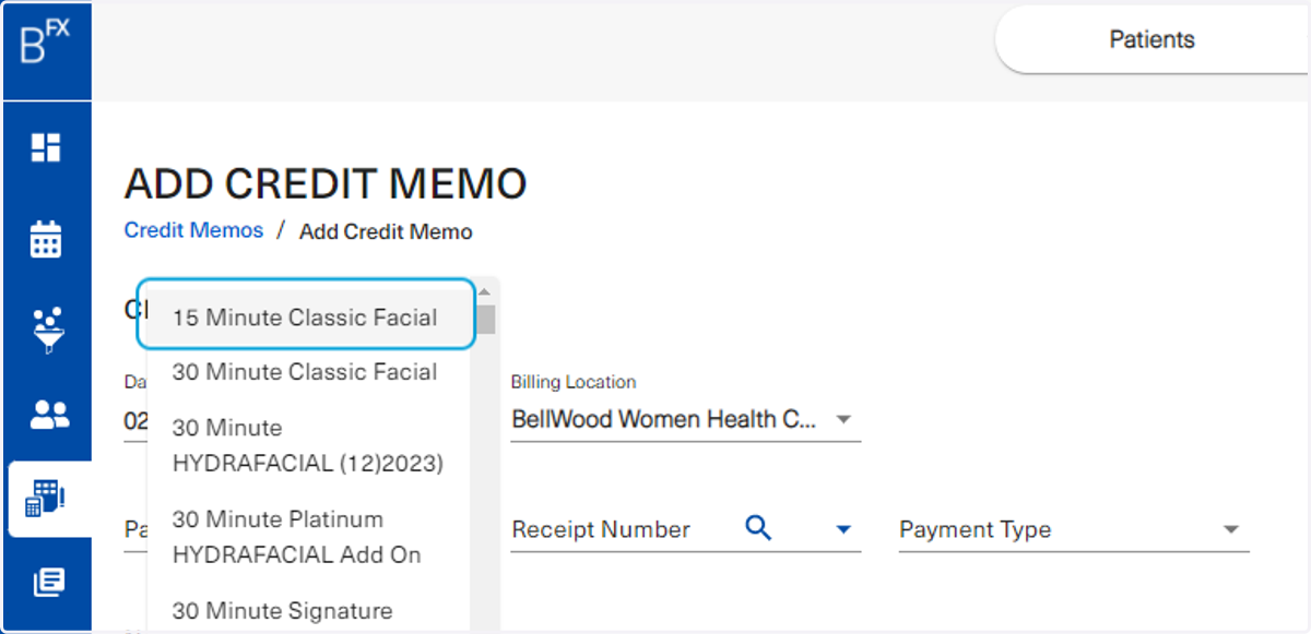 Click on option