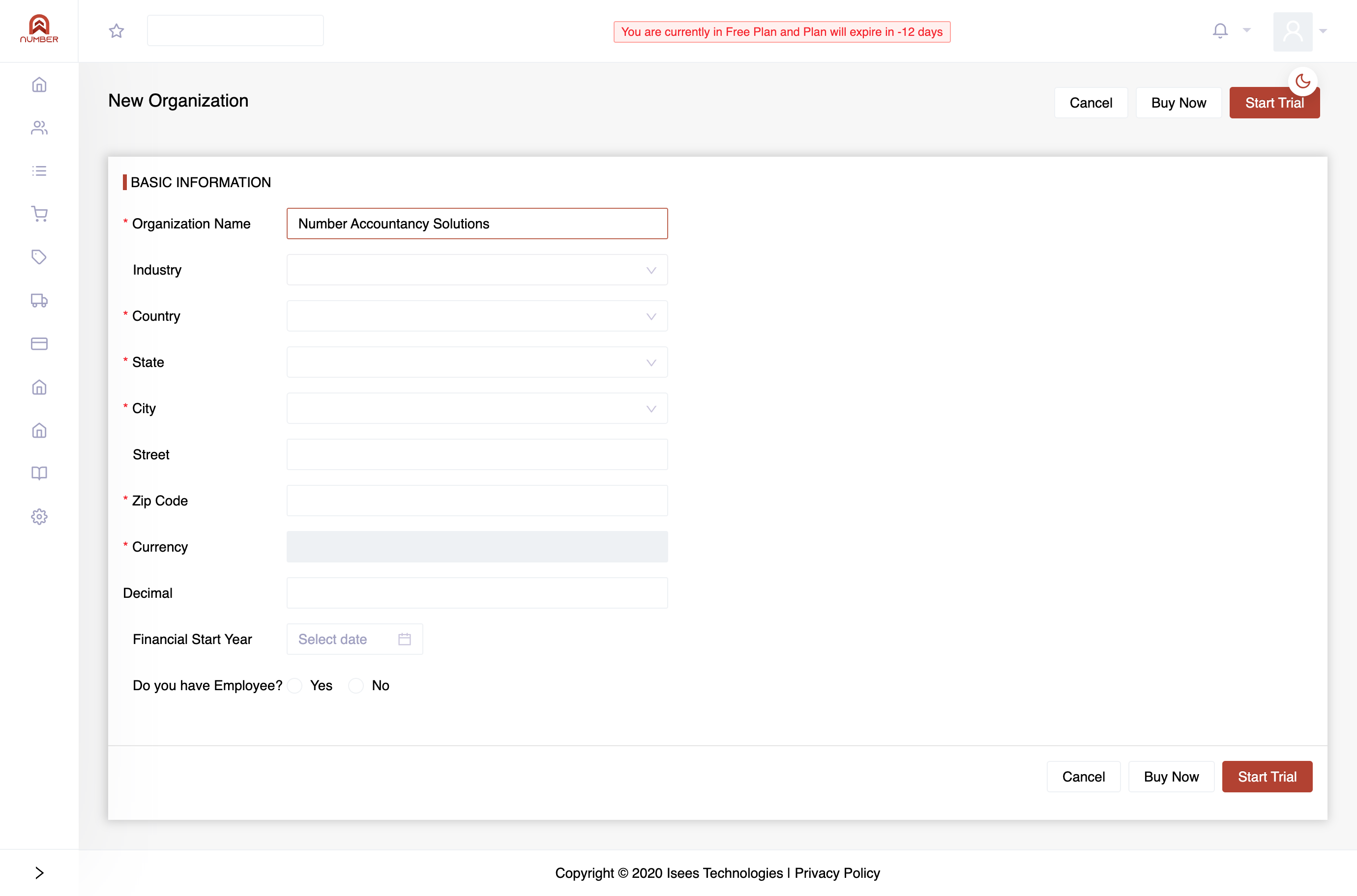 Enter the full name of your business or organization.