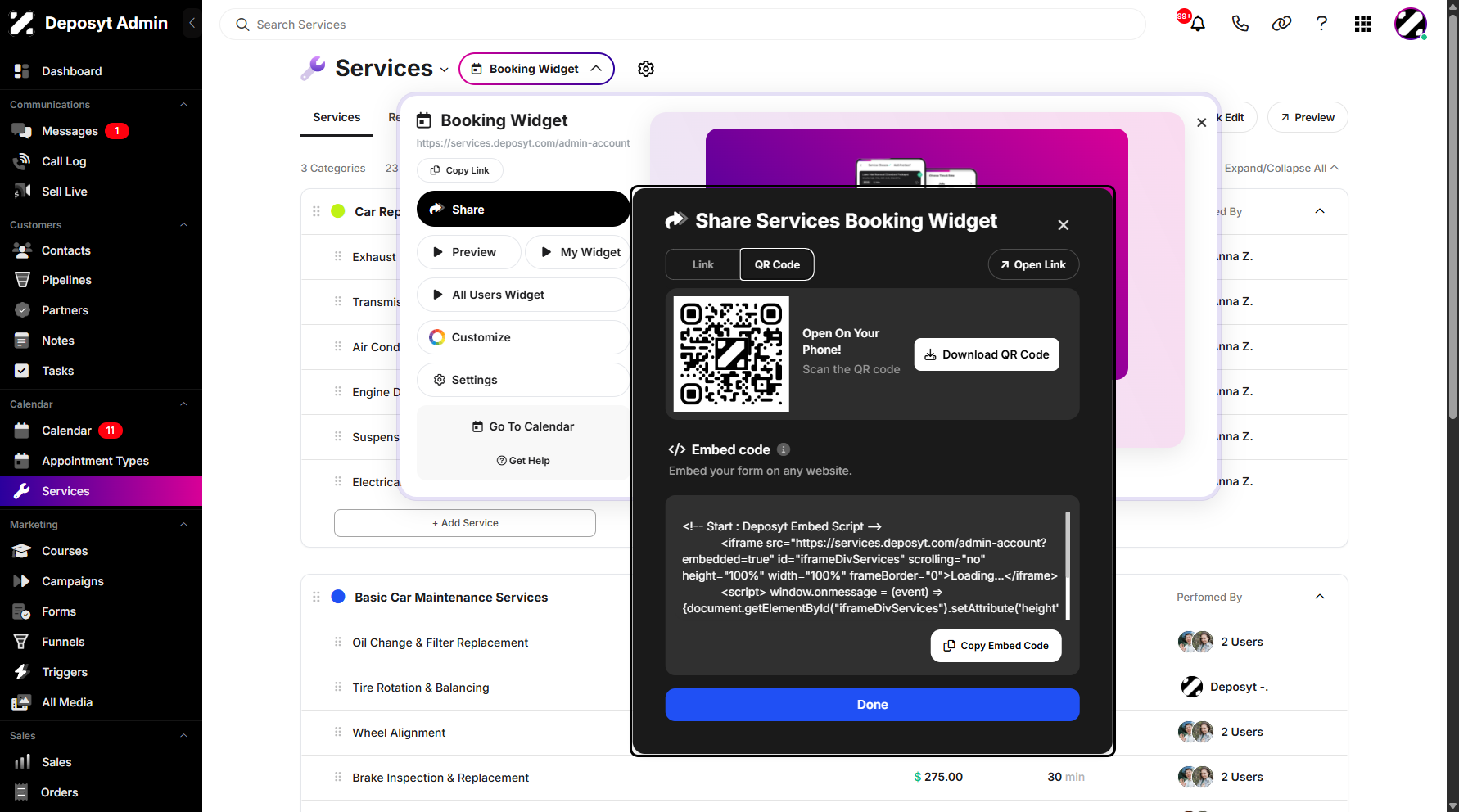 Step 8: From here, you can now view the actual QR Code.