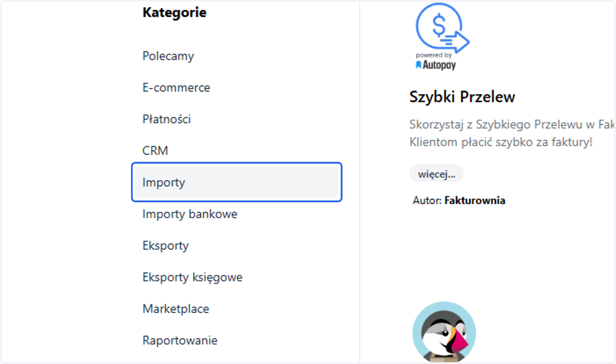 > Importy