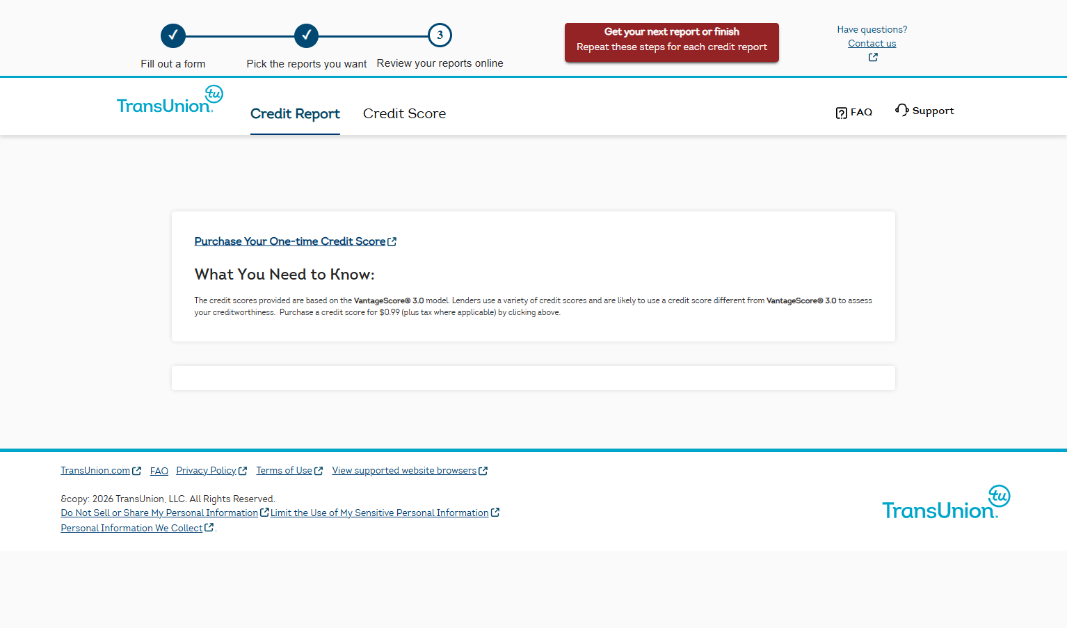 Click on Get your next report or finish…
