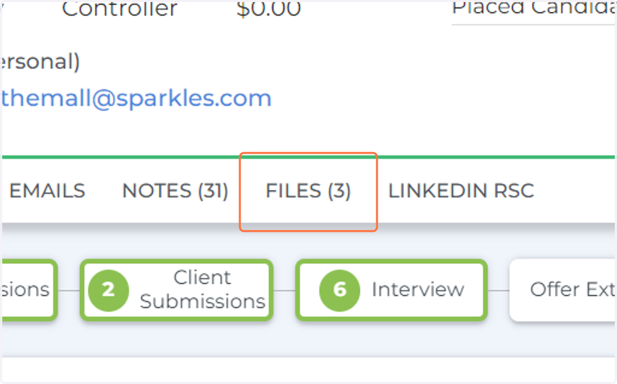 Click on FILES (3)