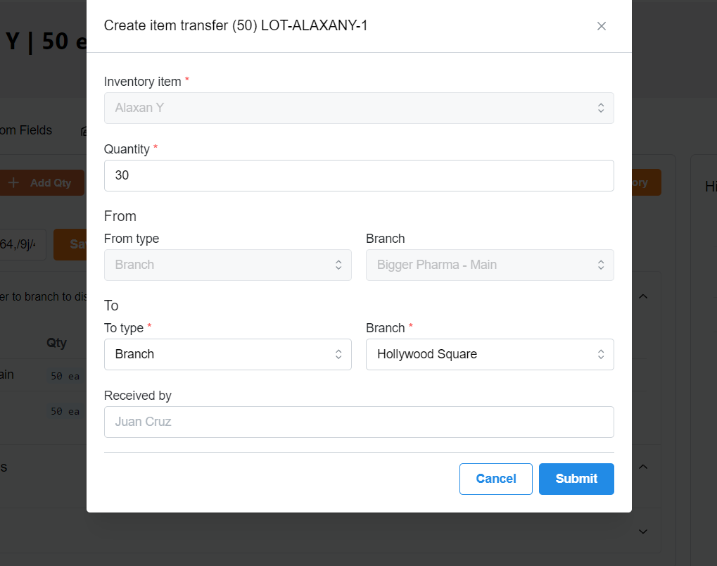 Click the submit button.
