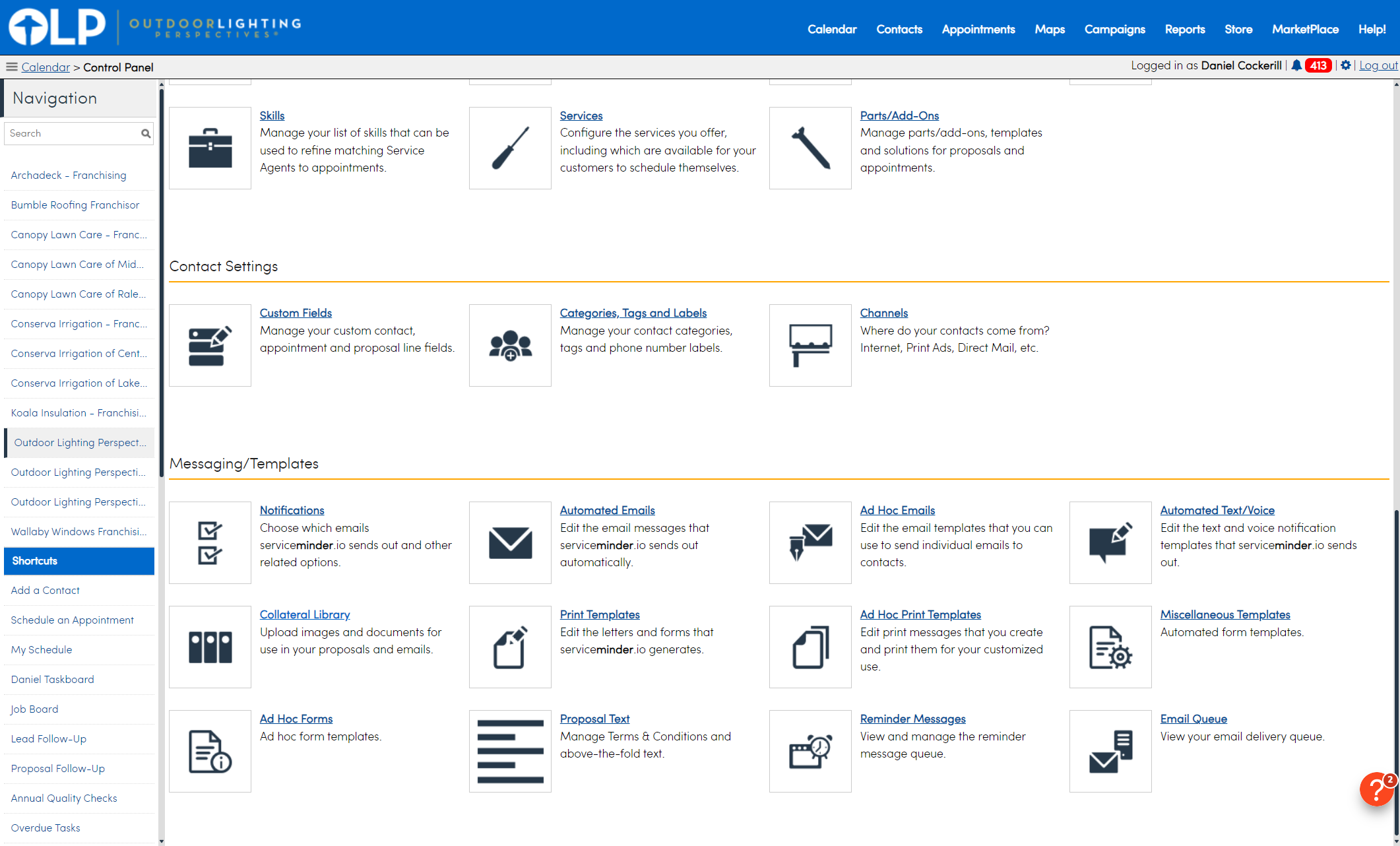Click on Collateral Library