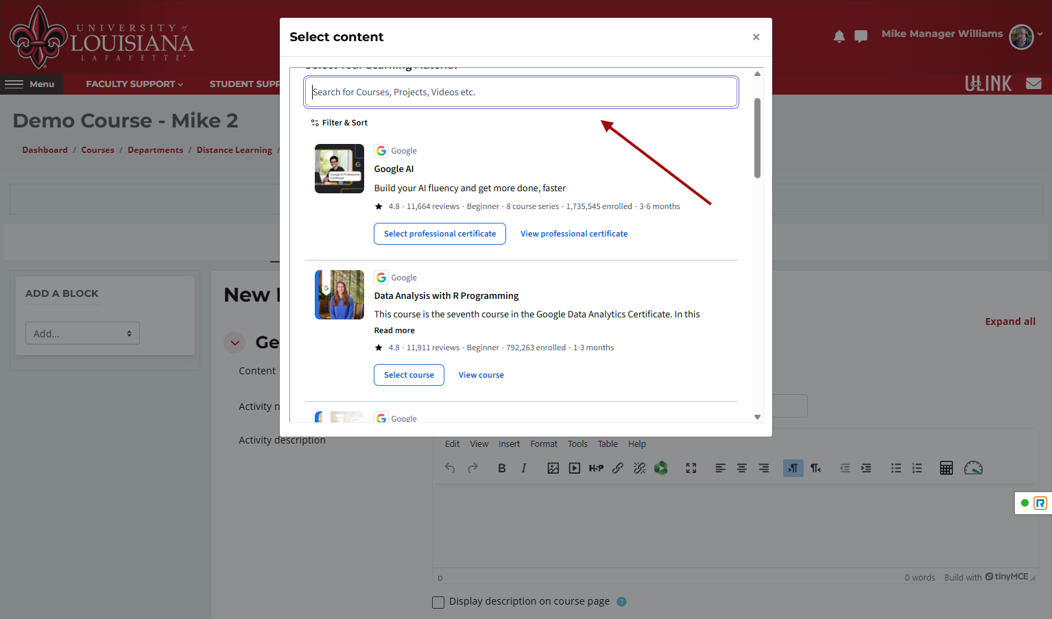 Search for specific subject matter or browse the offerings below