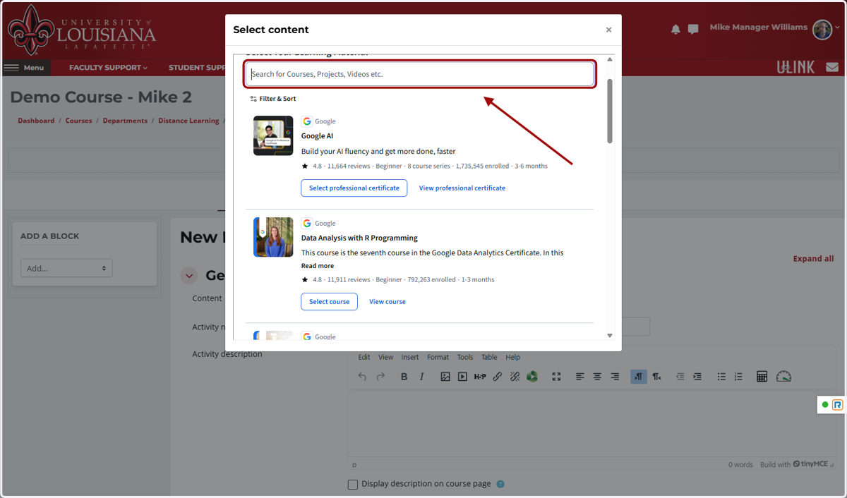 Search for specific subject matter or browse the offerings below