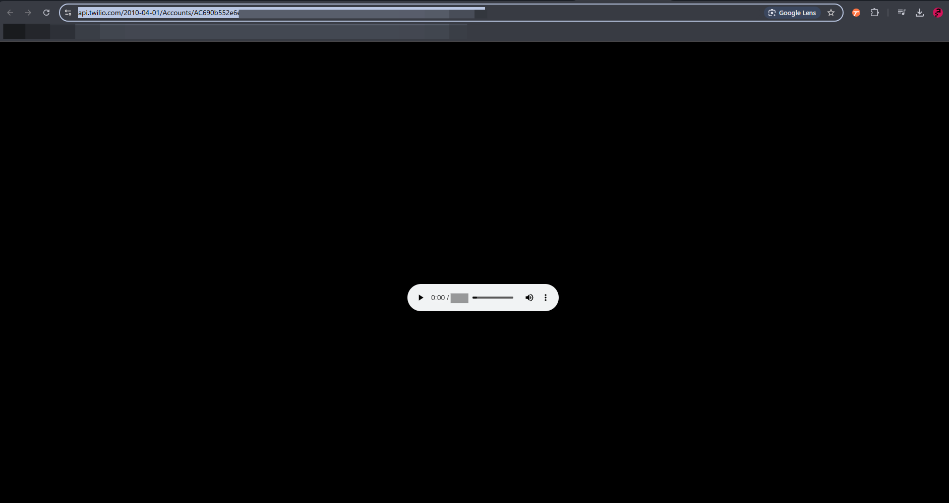Copy and paste the URL you're directed to