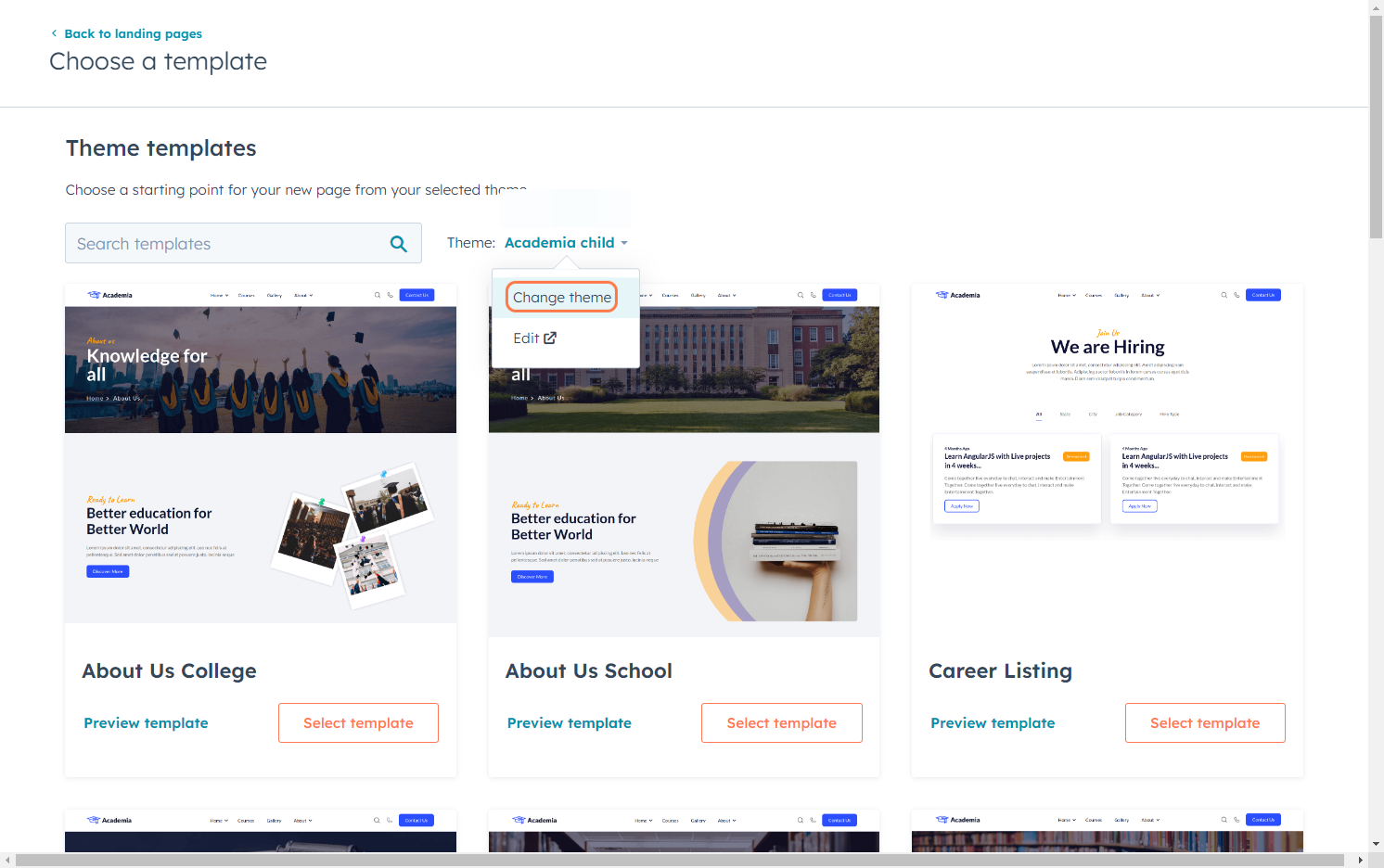 Click on Change theme…