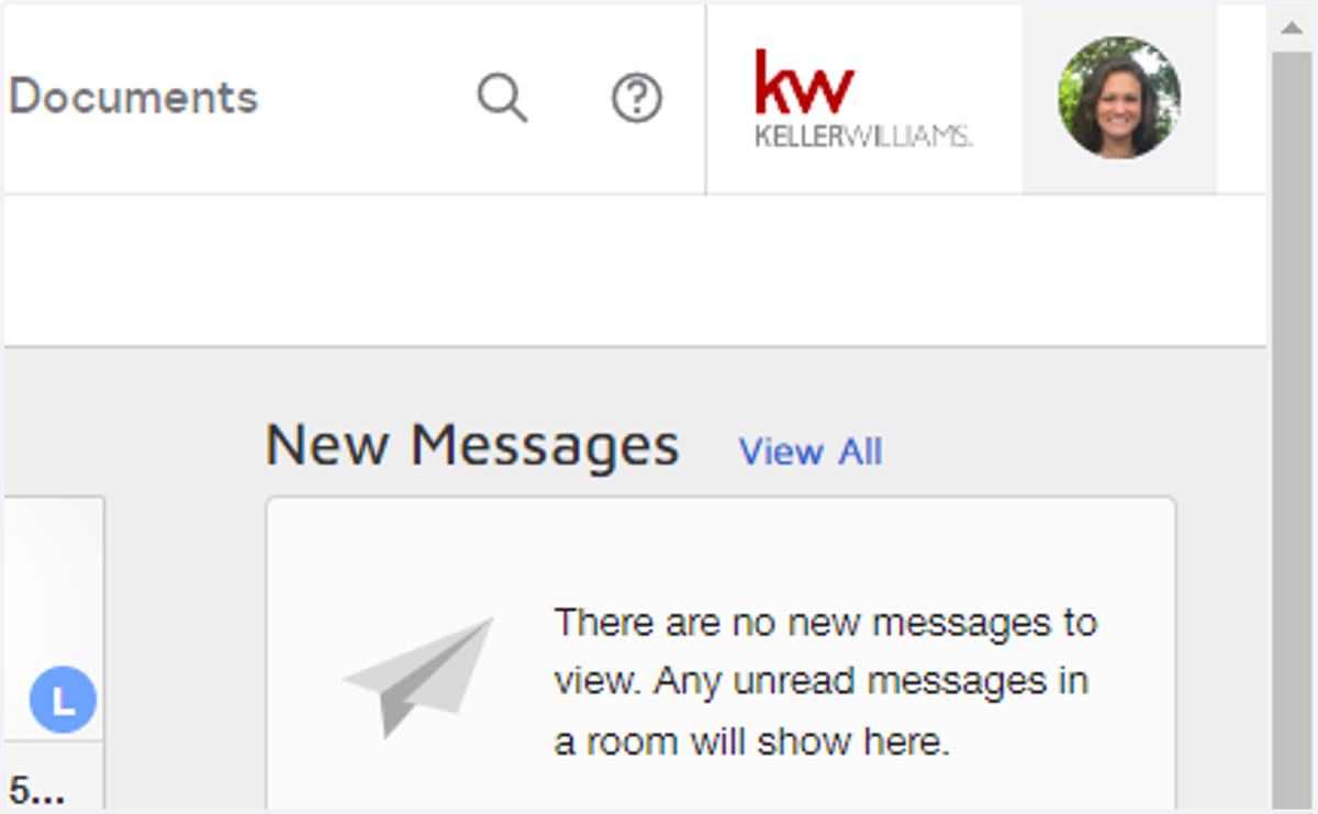 Click on profile menu