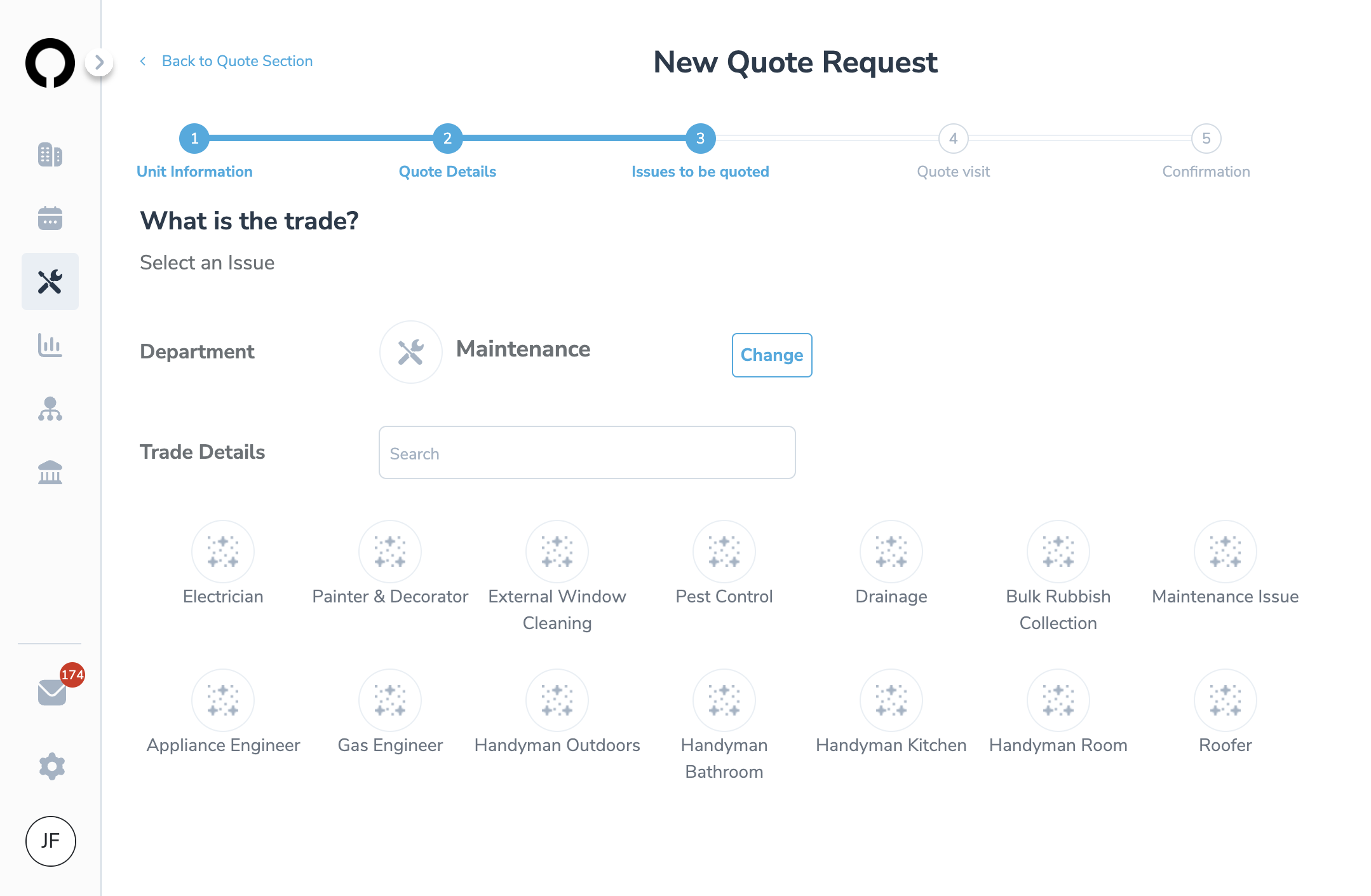 Selecting a Trade