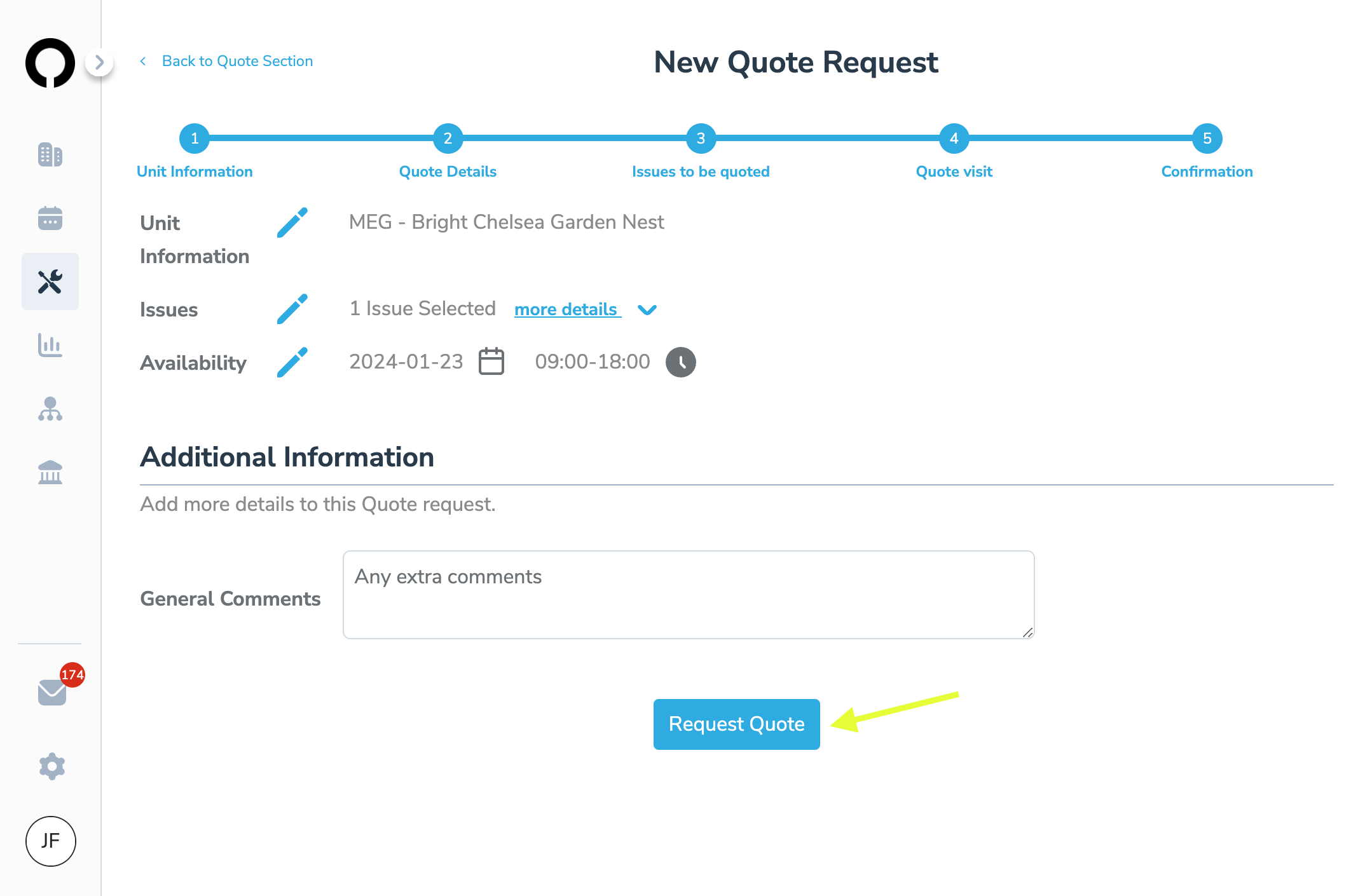 Quote Request Overview