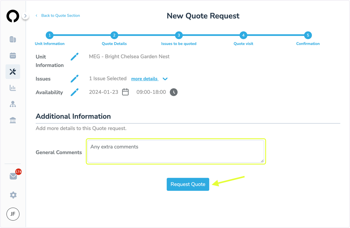 Quote Request Overview
