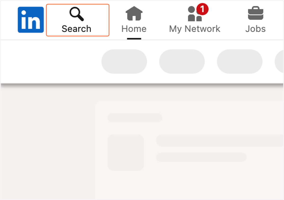 Type "Program Manager + hiring" in the search bar