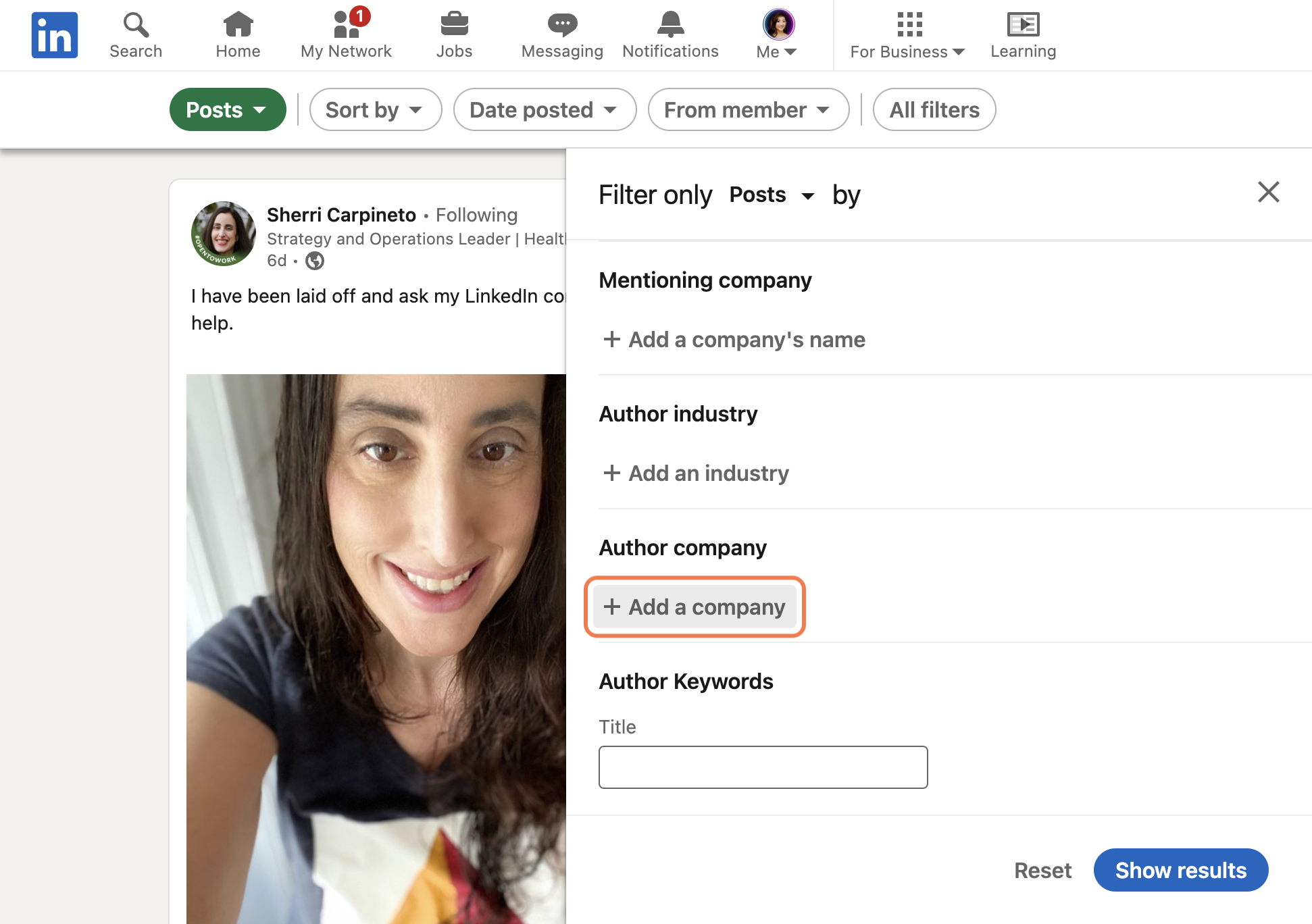Click on Add a company