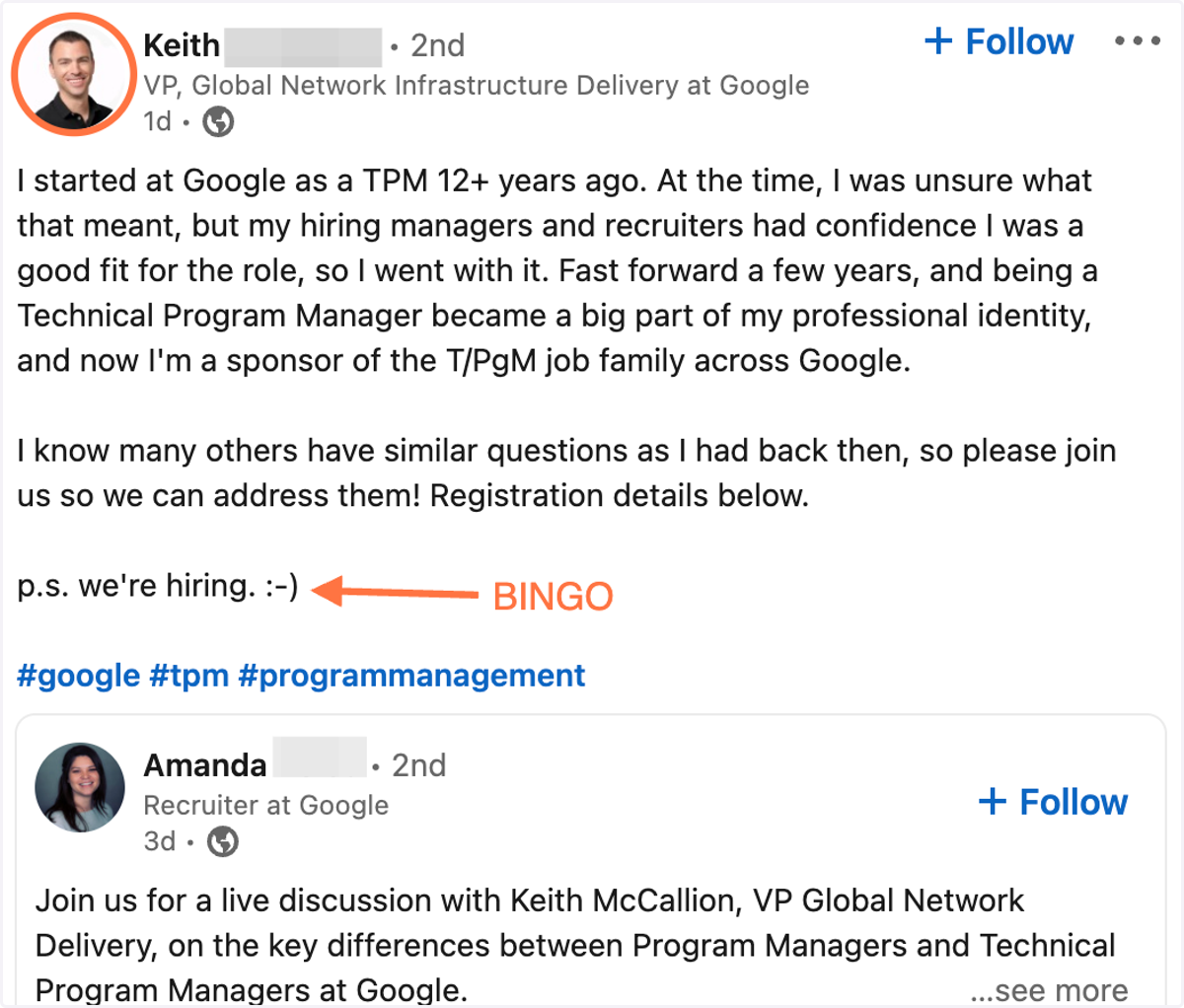 Find the Hiring anager