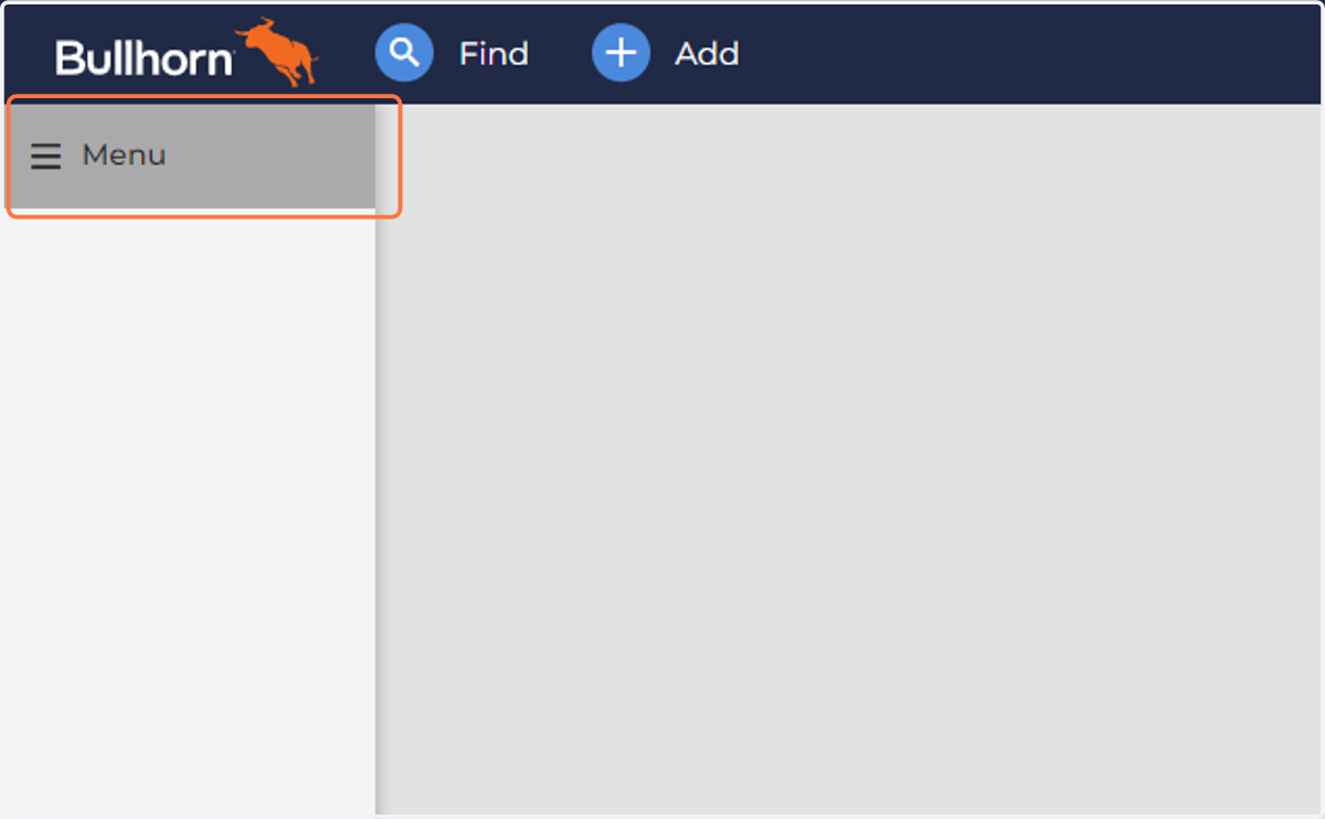 Click on Menu