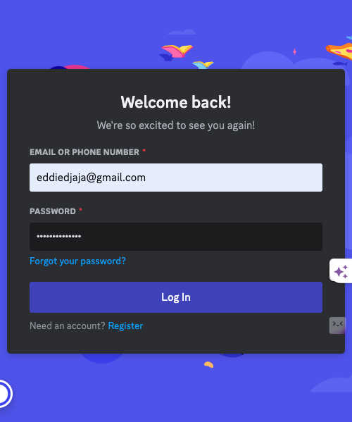 Type password