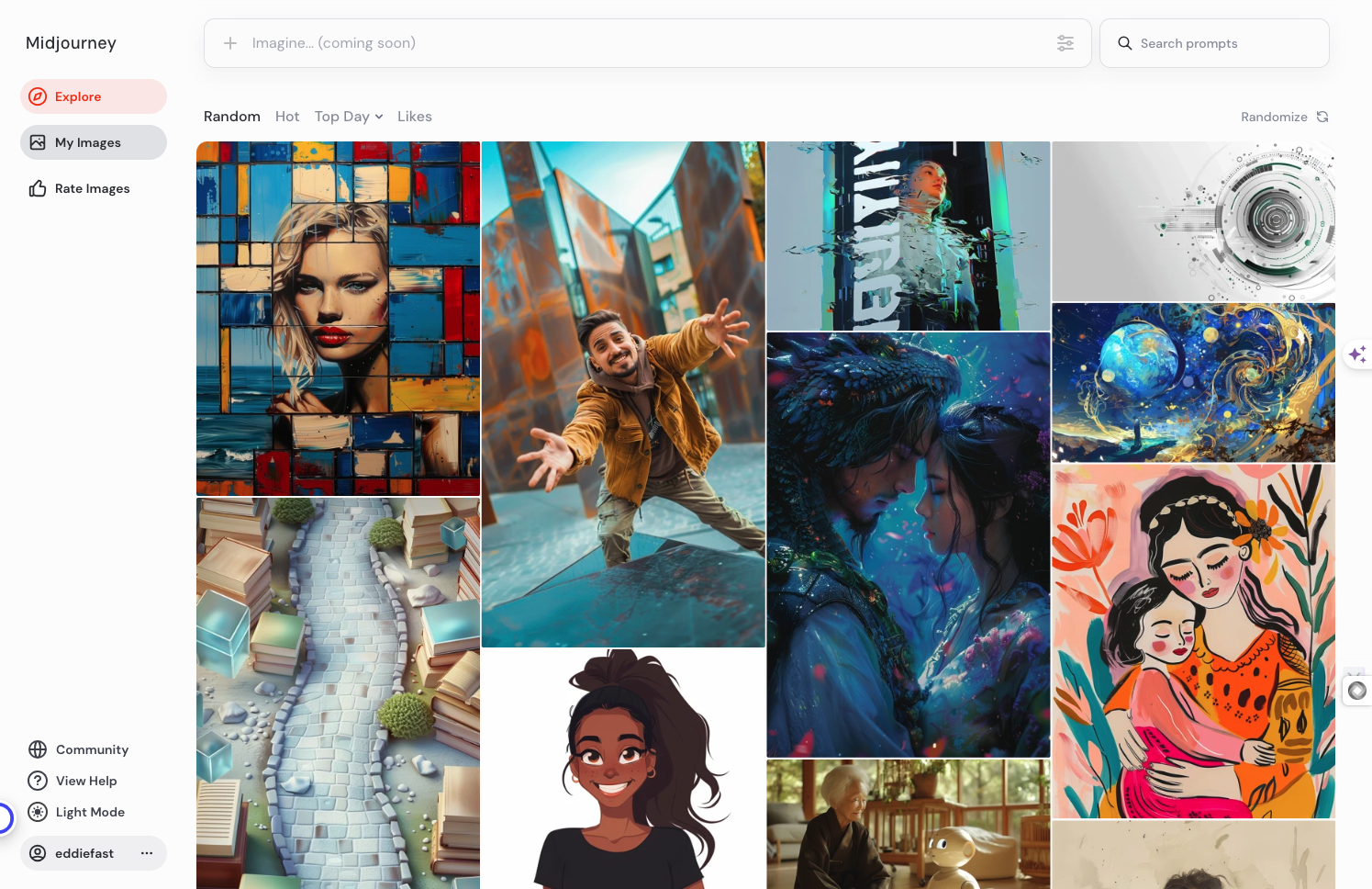 Click on My Images