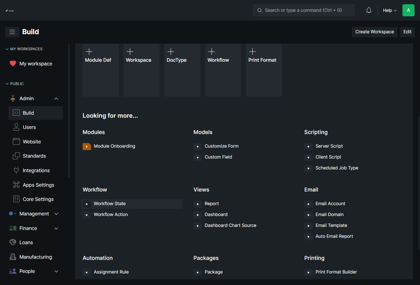 Click on Workflow State