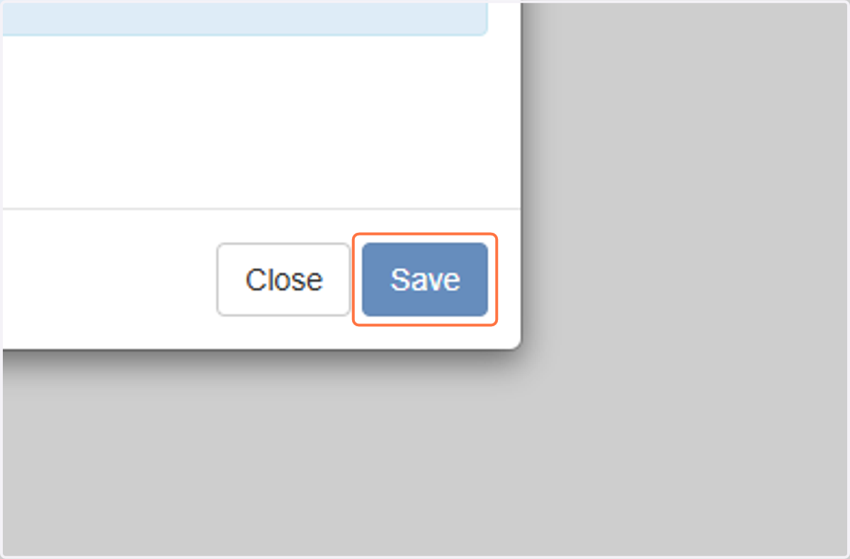 Click on Save