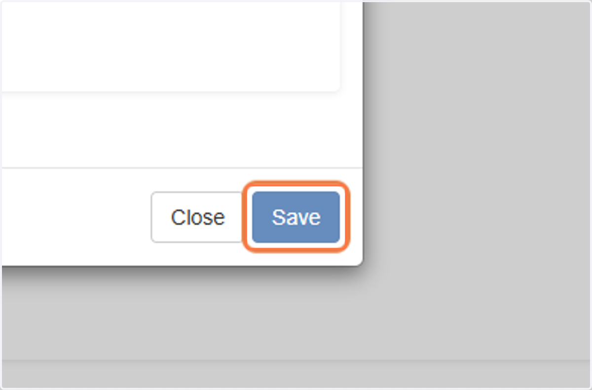 Click on Save