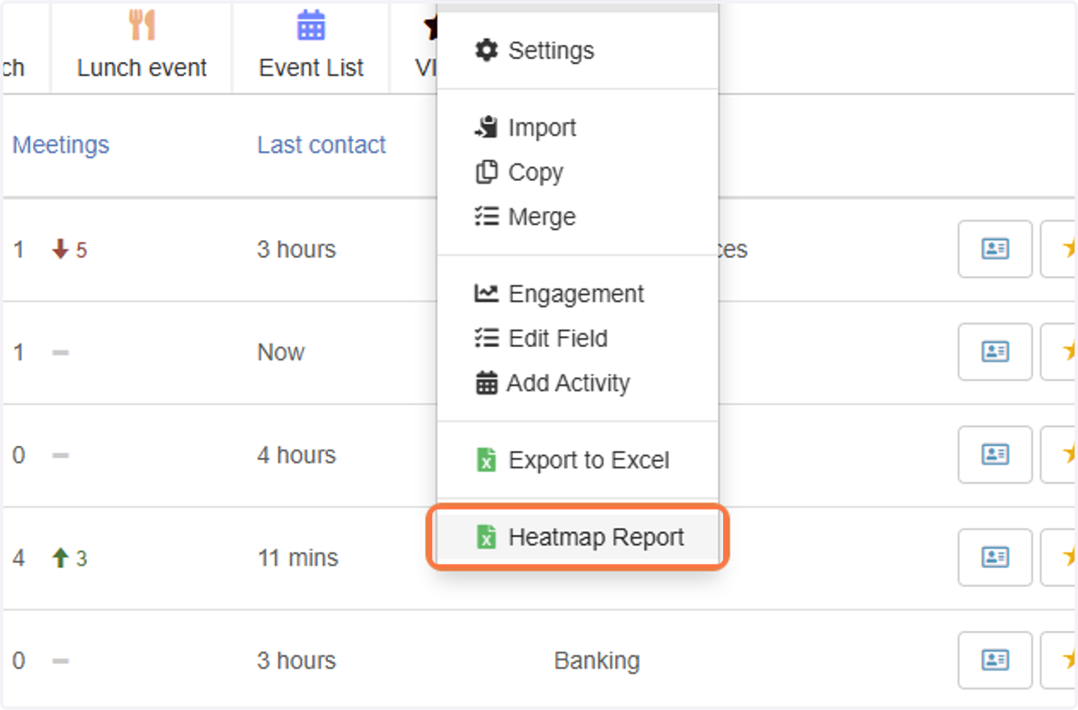 Generate the Heatmap Report