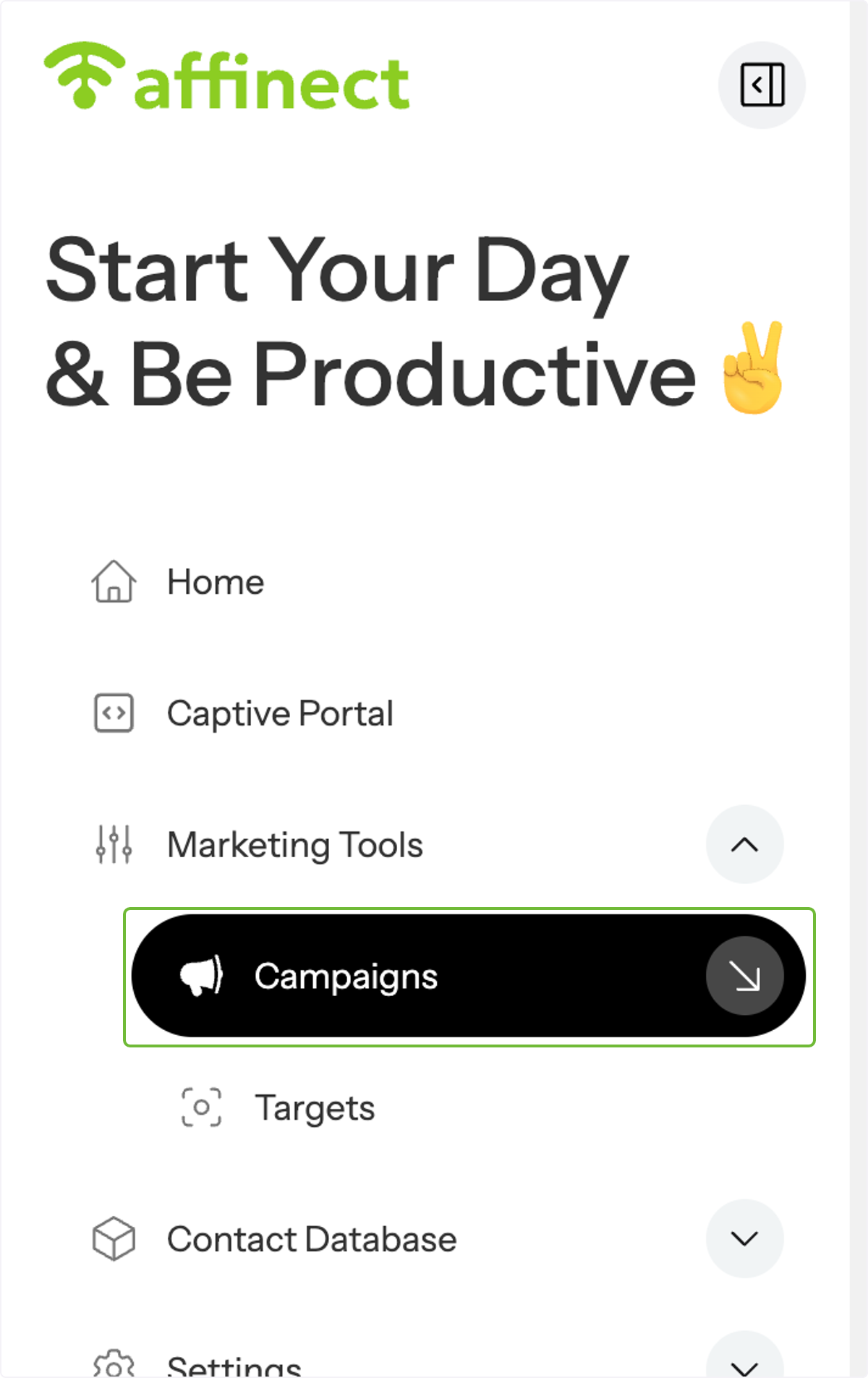 Select Campaigns.
