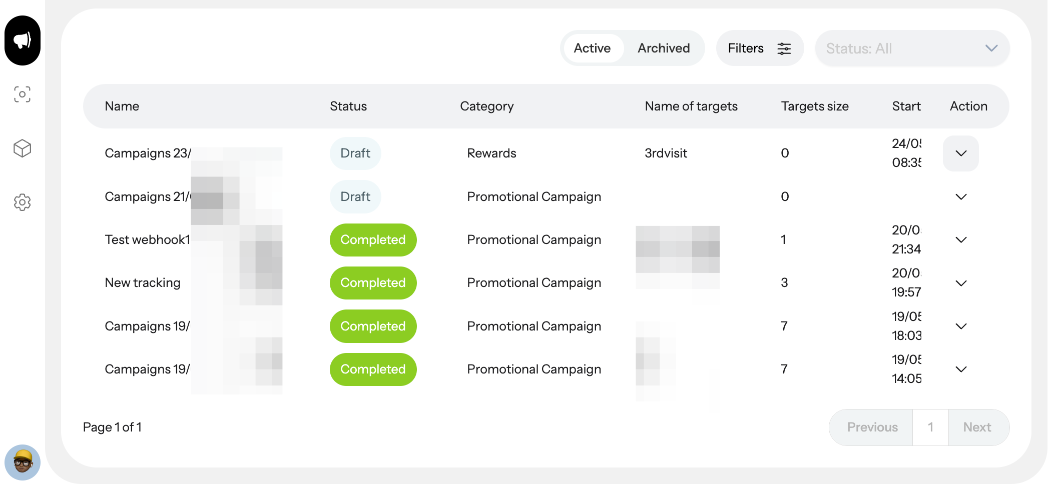 Access Campaign Options