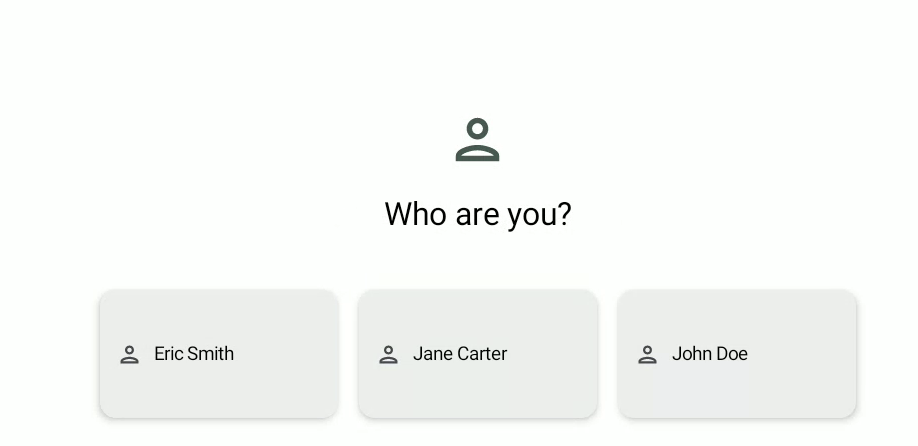 Select your name