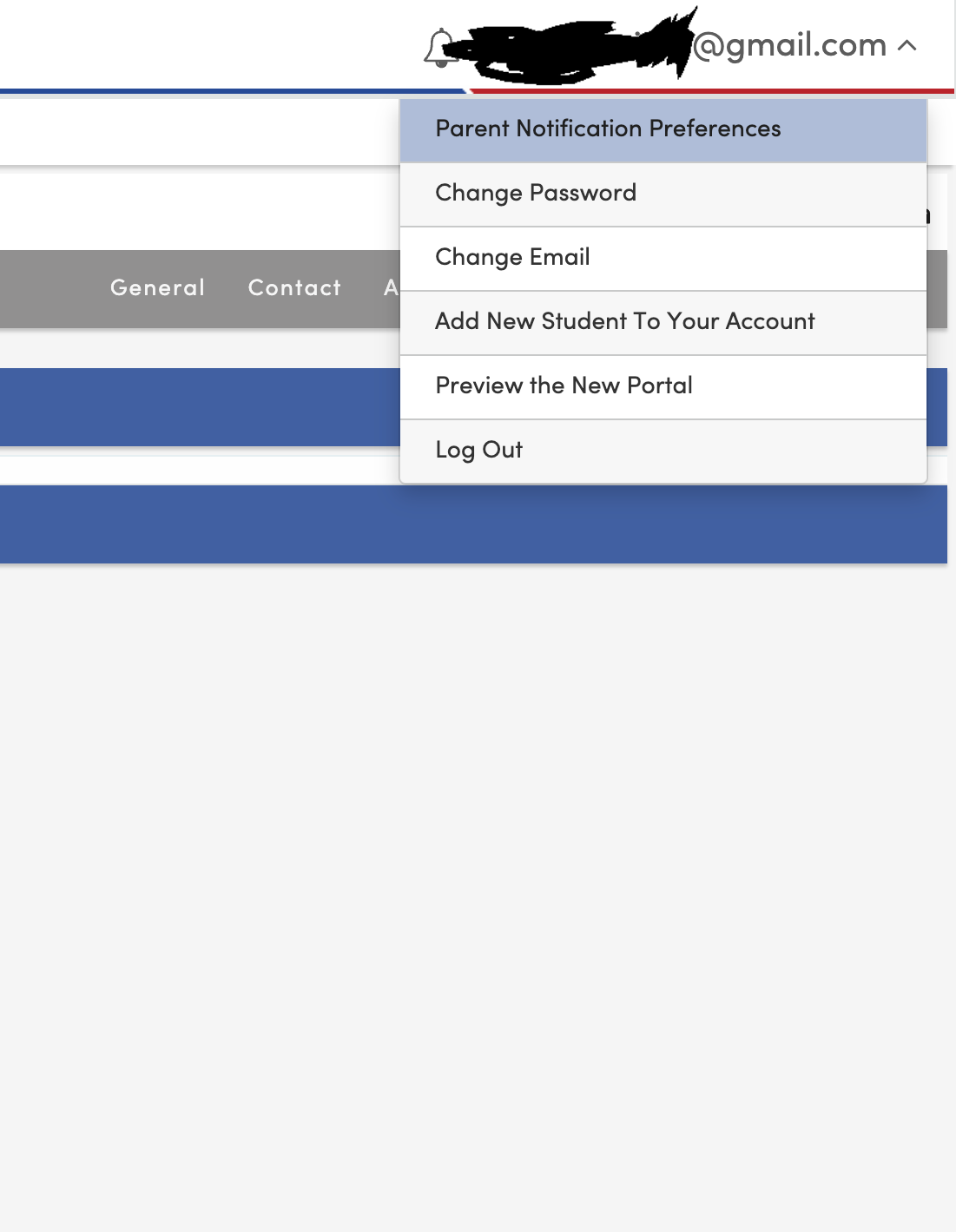 Click on Parent Notification Preferences