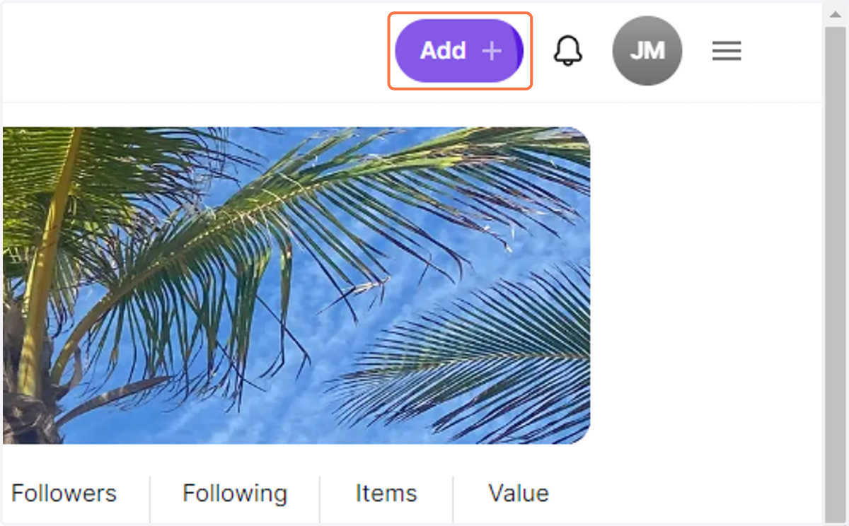 Click on Add