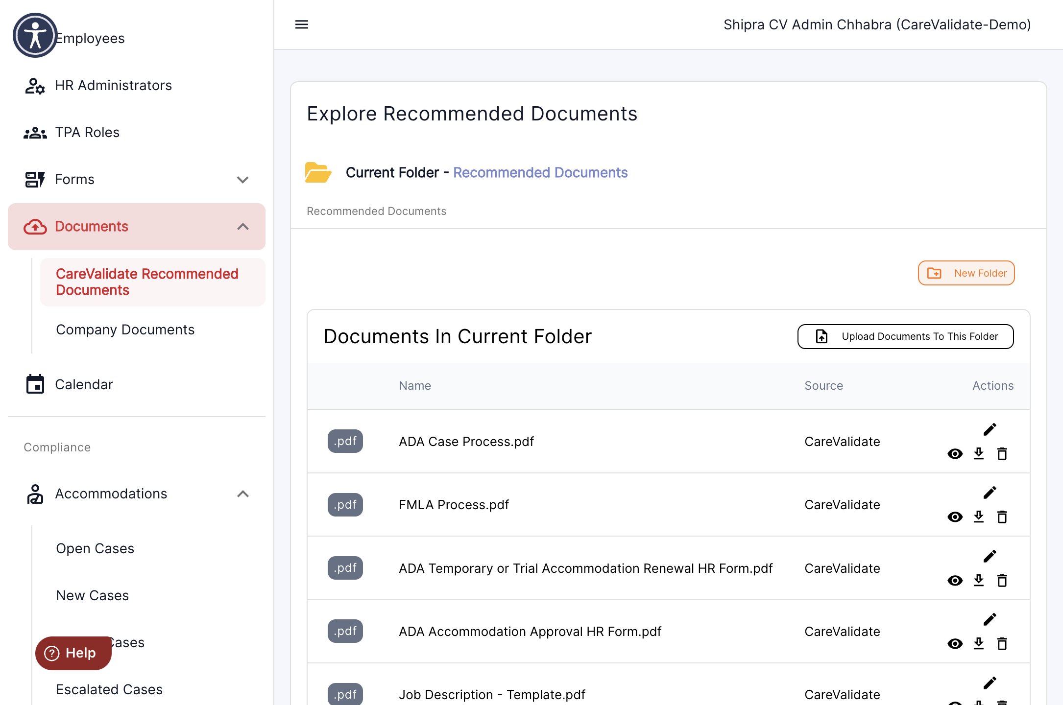 Click on create new folder…