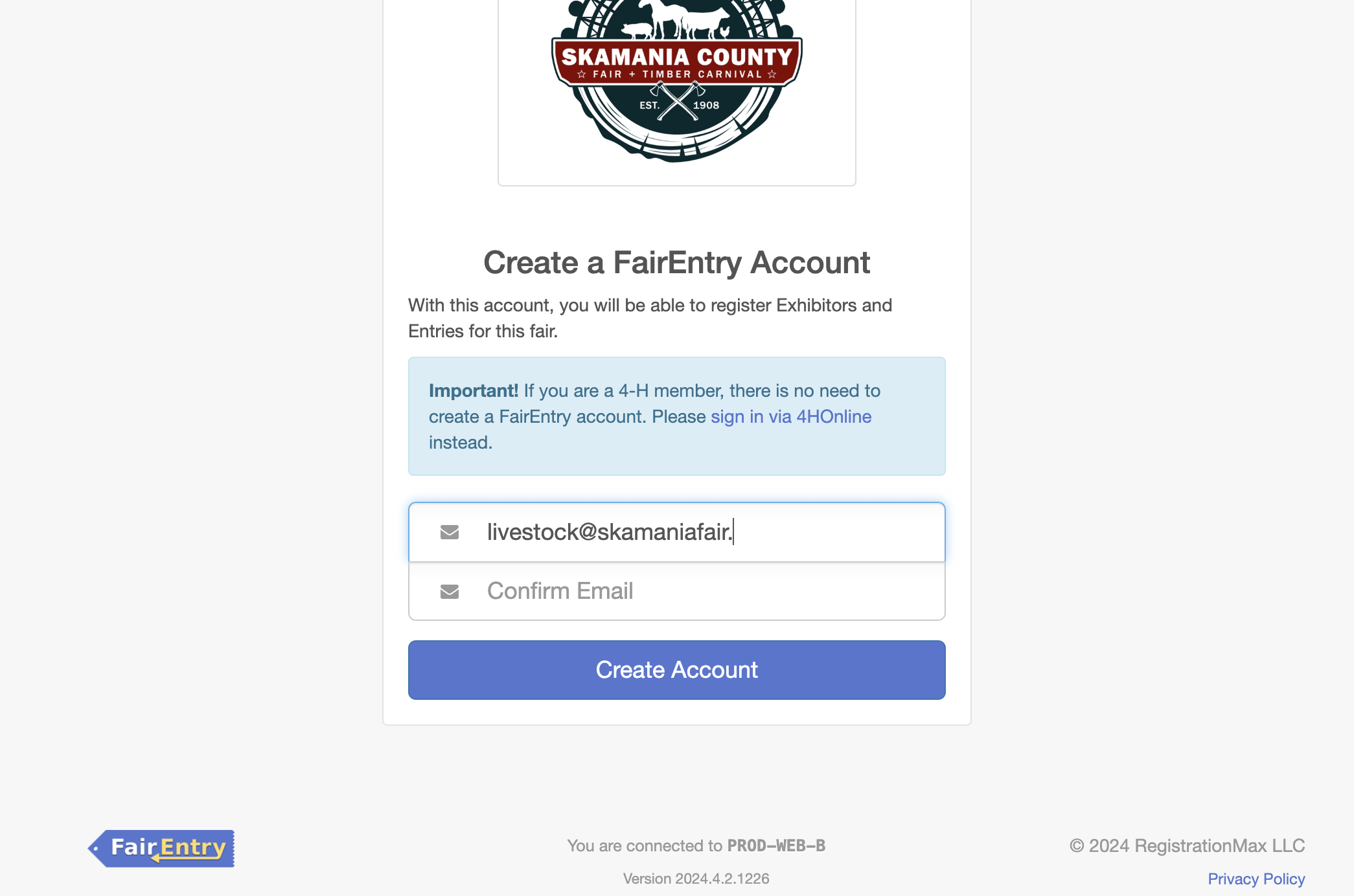 Walk through the steps of setting up your account. Please make sure your email is accurate! This is where communication will be sent!
