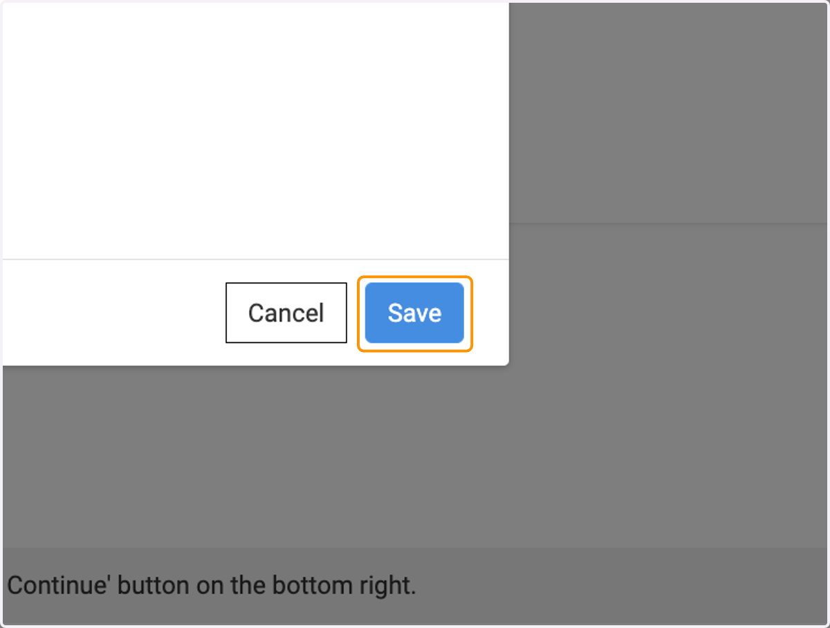 Click on Save when finished adding your dates