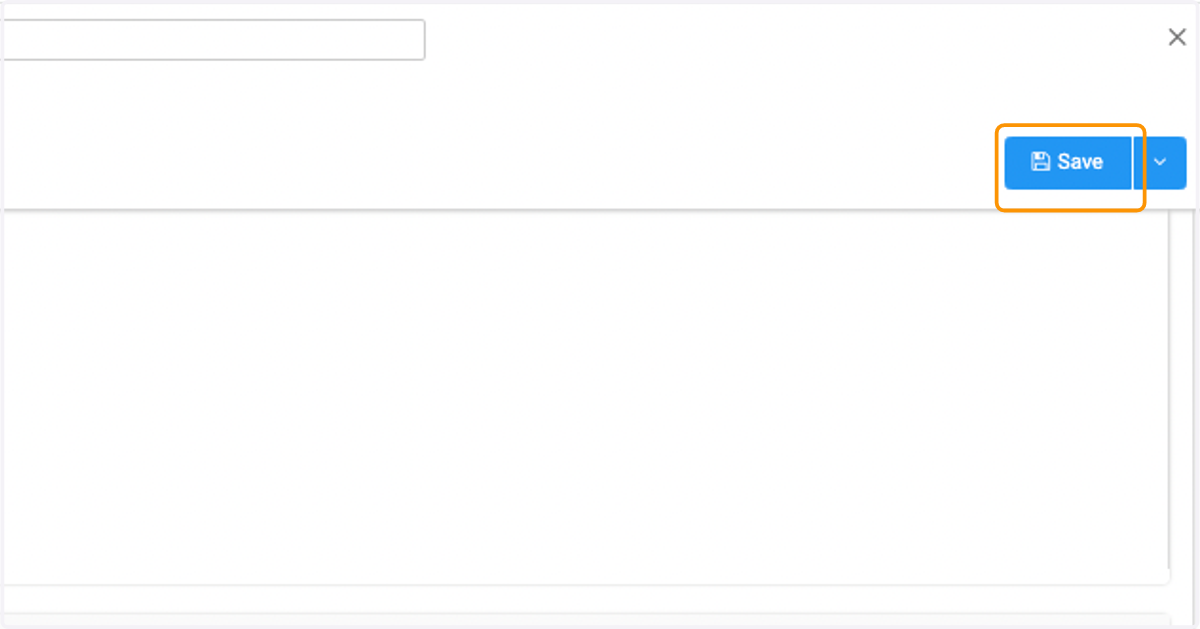 Once you have the event set to your liking, click on Save