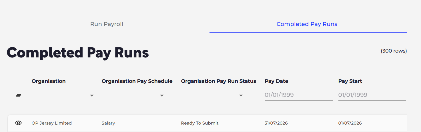 Firstly, please navigate to the Payroll screen